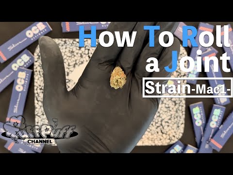 “Mac1″という大麻が強すぎてブリブリに…【How To Roll a Joint】