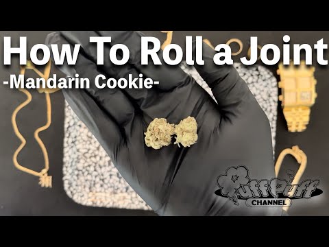 Mandarin Cookieという大麻を吸ってみた!【How To Roll a Joint】