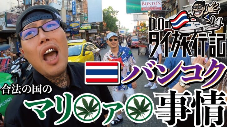 D.Oが調査!![合法の国]タイのマリ○ァ○事情!!🇹🇭 タイ旅行記vol.3