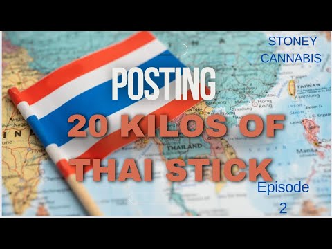 Episode 2 – Posting 20kg of Thai weed bricks, making some bricks and visiting a few grow sites.