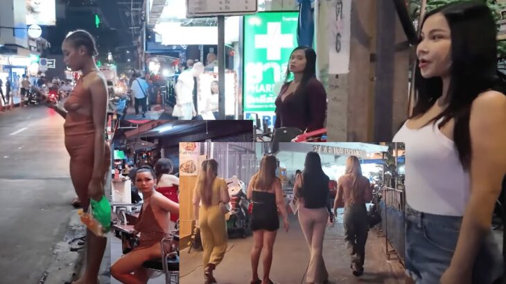 Thailand Bangkok Nightlife Street Scenes. Thermae Cafe, Soi 11 Sukhumvit, nana plaza inside!