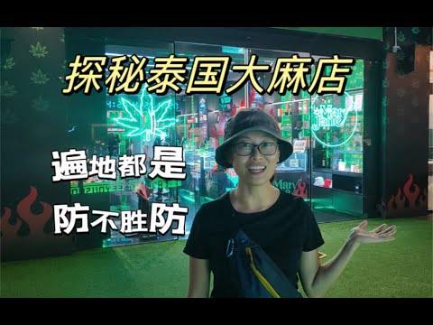 触目惊心！探秘泰国大麻店，绿叶子产品满大街都是，让人防不胜防！【ep.09泰国曼谷】