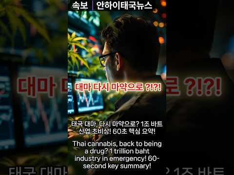 6월 25일 태국 뉴스 속보_태국, 대마 다시 마약? 1조 바트 산업 ‘초비상’! Thailand Re-Bans Cannabis? $1 Billion Industry Shaken!