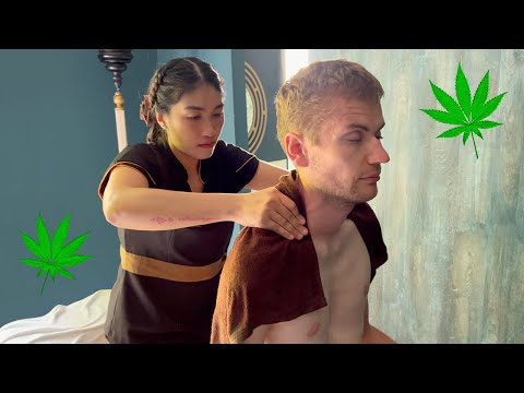 I tried a CANNABIS MASSAGE in THAILAND and got Knocked Out Instantly (ASMR)