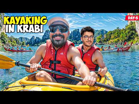 KAYAKING IN THAILAND | HOSTEL LIFE IN THAILAND 🇹🇭😉