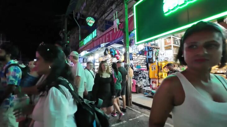 タイ：プーケット：Phuket：7:54PM：バングラ通り：バービアのダンスは8時頃から始まります。