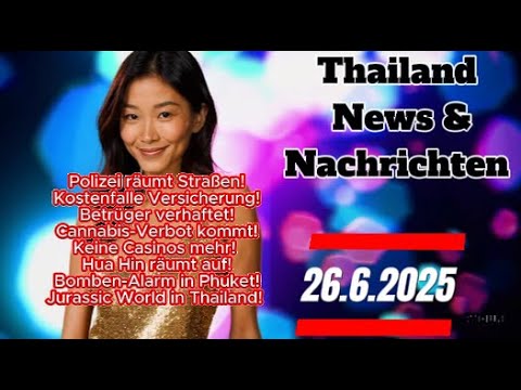 🇹🇭 Thailand Nachrichten 26.06.25: Aktuelle News Cannabis-Aus! BKK-Alarm!  Was ist los in Pattaya?! 🔥