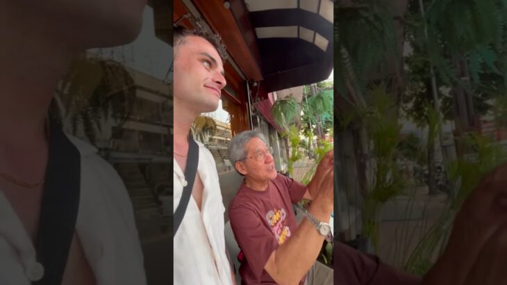 In the streets of Chiang Mai, I met an old man called Troy singing karaoke to no one. 🎤