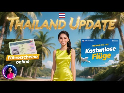 🇹🇭THAILAND AKTUELL🇹🇭 8.9.2025: Führerscheine online | Kostenlose Flüge | Cannabis & Tropensturm