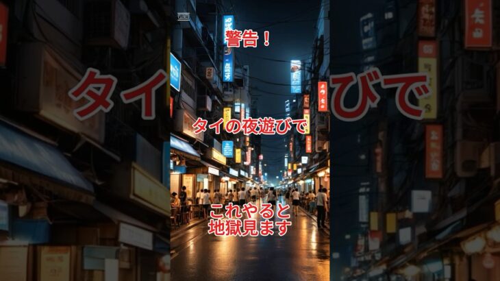 タイの夜遊びで絶対にやってはいけない事Top5