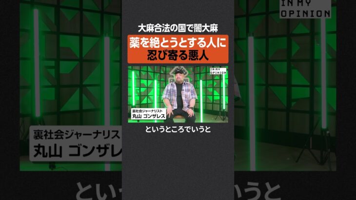 【丸山ゴンザレス】大麻合法の国で闇大麻  #newspicks