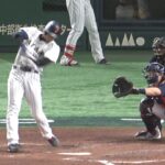 大谷翔平、フェンス直撃弾丸タイムリーツーベース！！！ (2023/03/11)