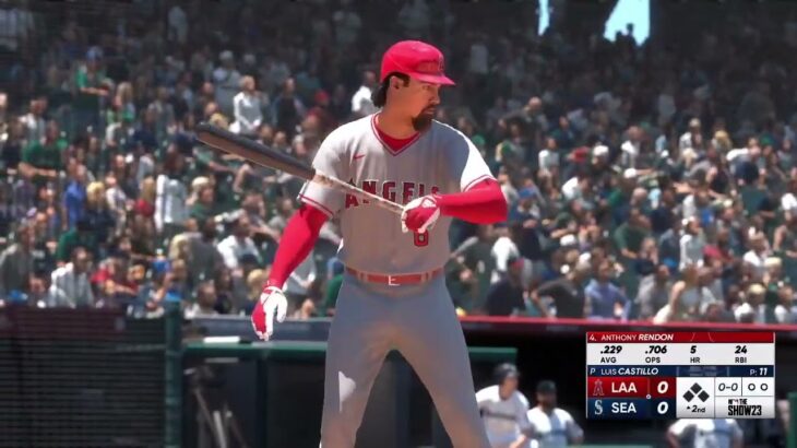 04月04日 MLB The Show  : 大谷翔平 – [ エンジェルズ vs マリナーズ