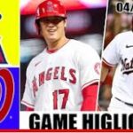 4月11日  大谷翔平. エンゼルス vs ナショナルズ ¬【ハイライト】MLB 2023