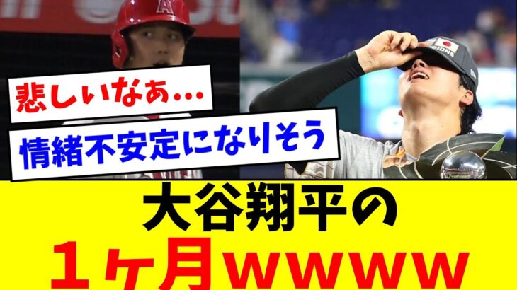 【波乱万丈】大谷翔平の１ヶ月がこちらwwww【なんJ反応】【プロ野球反応集】【2chスレ】【5chスレ】