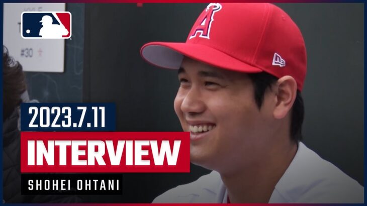 【大谷翔平インタビューvol.4】MLBオールスターゲーム前日にインタビュー 📸  7.11