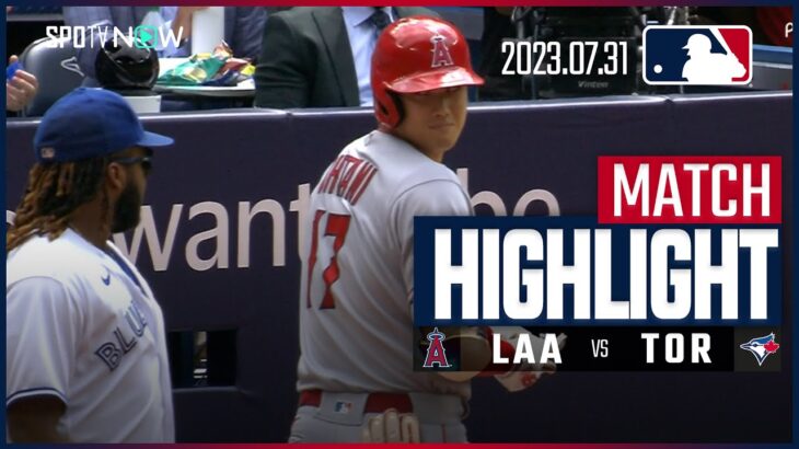 【大谷翔平 チャンスで勝負してもらえず】エンゼルス vs ブルージェイズ 日本語ハイライト 7.31