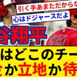 大谷翔平は来年どこの球団？？お金か立地か待遇か強さかそれとも…　憶測様々で去就に注目【5chまとめ】【なんJまとめ】