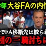 【FA最新事情】球団ＧＭ・アナリスト達が語る今オフFA大谷争奪戦への思惑とは？【海外の反応】