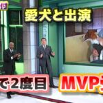 大谷翔平　満票で2度目のMVP選出　愛犬と登場　日本語翻訳字幕付