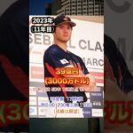 【人類最強の男】大谷翔平の年俸推移