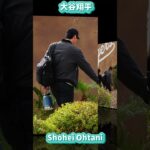 大谷翔平笑顔でキャンプ施設内に入る😊Shohei entered the camping facility with a smile😊#shorts #ドジャース#ohtanishohei#mbl