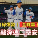 0311最新！大谷翔平敲深遠二壘安打！春訓打擊率、OPS全隊最高｜道奇轟垮響尾蛇