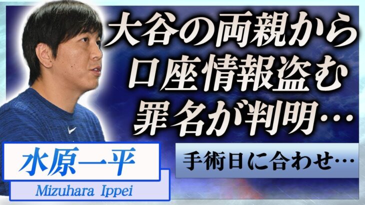 【衝撃】水原一平の送金方法が判明…大谷翔平の両親を騙し口座情報を盗んだ真相に言葉を失う…！『大谷翔平』の手術日と送金日が一致…計画的犯行や暴露された目撃情報に一同驚愕！