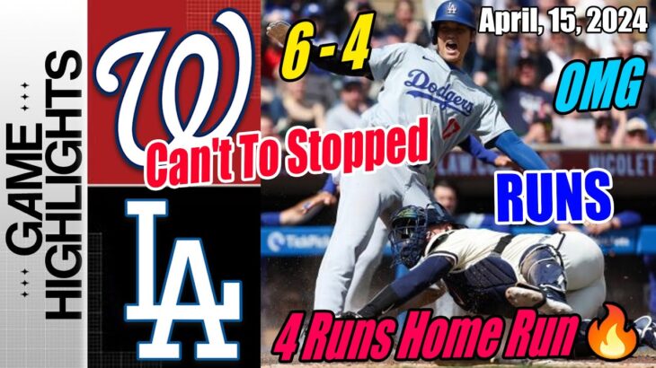 Los Angeles Dodgers vs Washington Nationals Highlights Shohei Betts 3 Home Runs | Can’t To Stopped 🔥