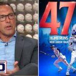 MLB Network | Mark Derosa REACTS Shohei Ohtani has 47th homers and 48th SB as Dodgers def. Cubs 10-8