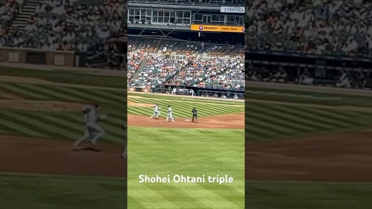 Shohei Ohtani Triple #mlb #baseball