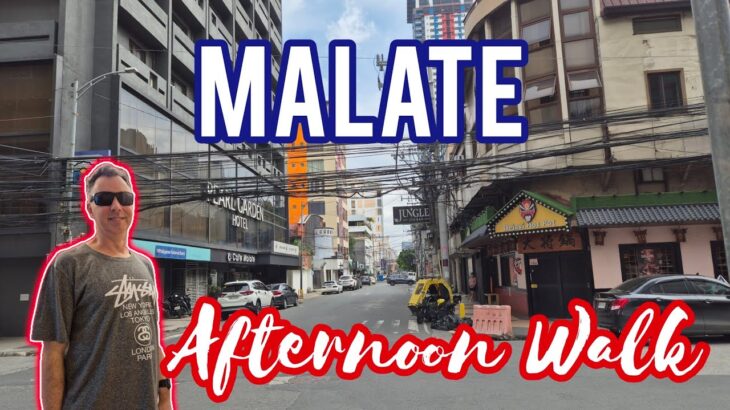 2024年 Daytime walk through the Vibrant KTV Bar area of Malate, Manila!