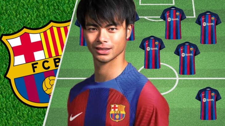 HOW KAORU MITOMA WILL FIT INTO FC BARCELONA STARTING LINEUP AFTER JANUARY TRANSFER WINDOW 2024