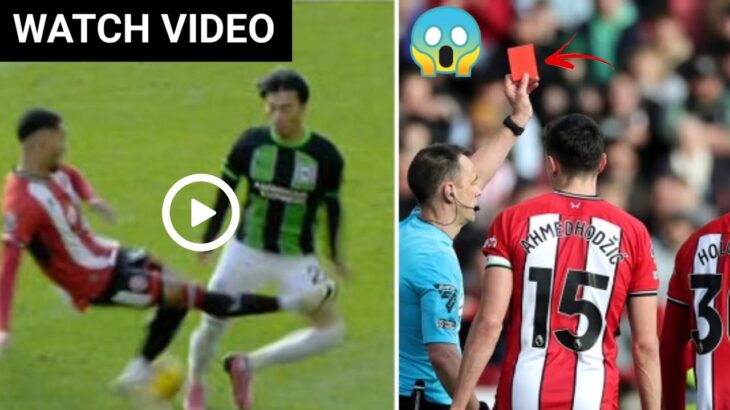 mason holgate red card | mason holgate vs kaoru mitoma | mason holgate highlights | mason holgate