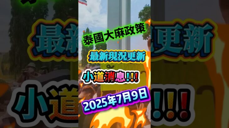 泰國大麻政策又有爆料🌪️投資者準備控告政府👨‍⚖️網上診症或將開放📲留意最新進展🔥 #thailand #泰國 #泰國大麻 #大麻政策