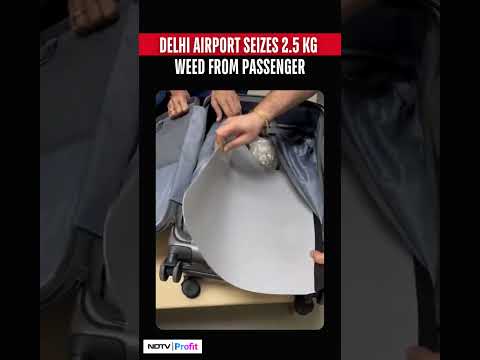 Watch: Delhi Airport Catches Passenger Travelling From Thailand With 2.5 Kg Weed Hidden In Luggage