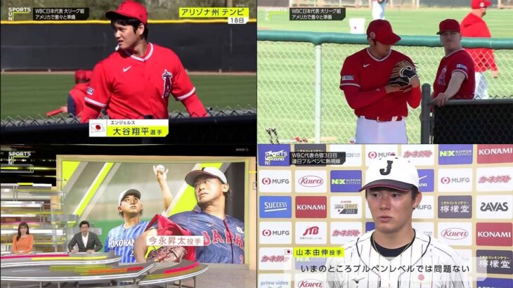 02月19日 プロ野球 ニュース & WBC【MLB】大谷翔平の「二の腕に目が釘付け」　巨大化するムキムキ筋肉が「たくましい」