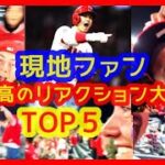 ⚾現地ファン最高のリアクション大賞ＴＯＰ５【大谷翔平2022】