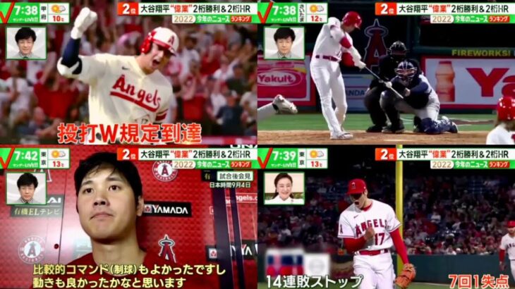 大谷翔平 2022年ハイライト❗️104年ぶり偉業2桁勝利&2桁HR❗️WBCへ準備OK