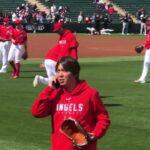 2023年春季キャンプでの大谷翔平選手、トランジッターから昼食注文の電話