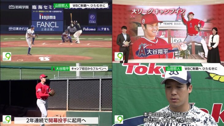 2月16日プロ野球ニュース プロ野球全試合結果！&WBC 大谷翔平 来るべきWBCトーナメントに向けた入念な準備