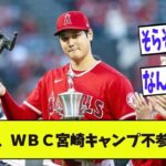 大谷翔平、ＷＢＣ宮崎キャンプ不参加決定的【2chプロ野球まとめ】