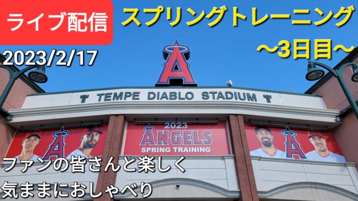 大谷翔平選手は楽しくスプリングトレーニング〜3日目〜⚾️ファンの皆さんと楽しく😆気ままにおしゃべりします🗣📣