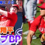 大谷　全体キャンプ初日は投打3時間フル回転　フリー打撃22スイングで柵越え10本　ライブBPで2の2