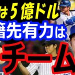 大谷翔平の争奪戦、相場は5億ドル超え！FA移籍先有力球団はメッツ、ドジャースなど5チーム【海外の反応】 exported