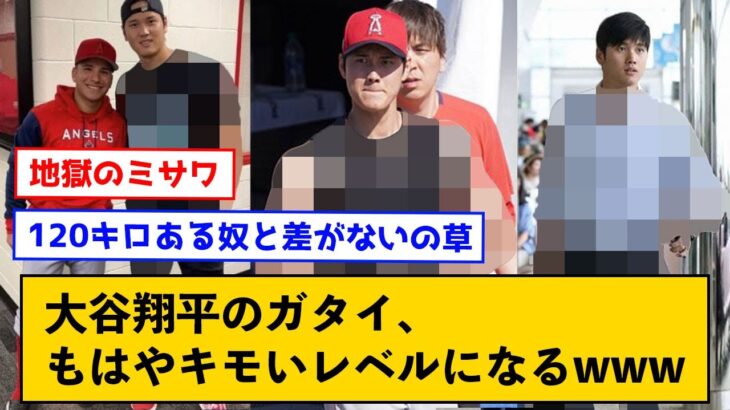 【悲報】大谷翔平のガタイ、もはやキモいというレベルになる←ベジータとトランクスから学べと批難する声も【なんJコメント付き】