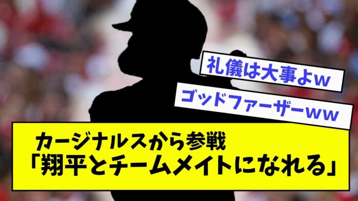 【WBC】カージナルスから参戦・大谷翔平と共に・・・