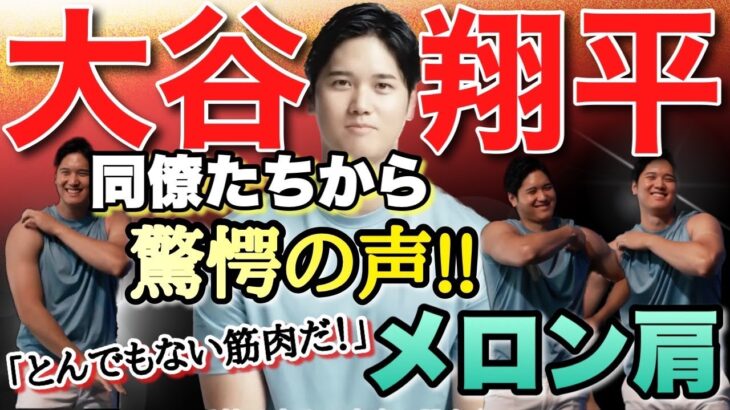 【同僚たちから驚愕の声】大谷翔平のメロン肩「とんでもない筋肉だ」