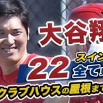 【大谷翔平】エンゼルスキャンプ６日目！フリーバッティング球場超えの特大弾を含む２２スイング全て見せます！