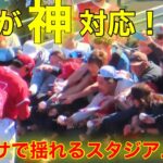 大谷が”神対応”！ファンサで揺れるスタジアム！【現地映像】